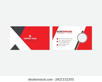Corporate business card design template colorful, visiting, agency, stylish, presentation, media, marketing, art, unique, stationery, background, name, creative, clean, style, elegant, minimalist, 