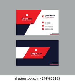 corporate  business card design template