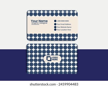 Corporate business card design template 