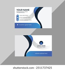Corporate Business Card Design Template. 