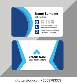 Corporate business card design template