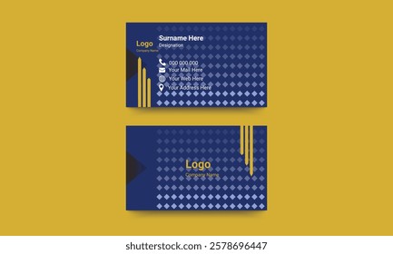 Corporate Business Card Design Template.