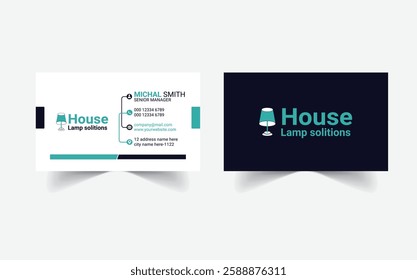 Corporate business card design template