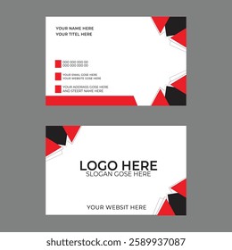  corporate business card| Card design template. Visiting card for corporate print