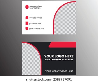  corporate business card| Card design template. Visiting card for corporate print