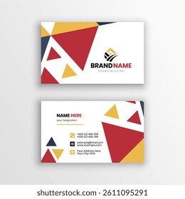 Corporate business card design Template Layour