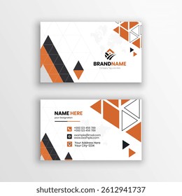 Corporate business card design Template Layout