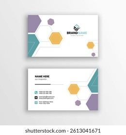 Corporate business card design Template Layout