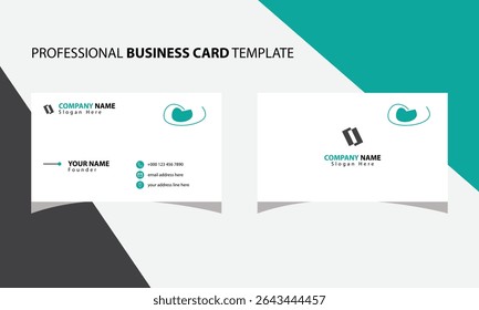 Corporate  Business card design template--