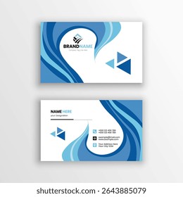 Corporate business card design Template Layout