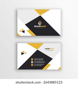 Corporate business card design Template Layout