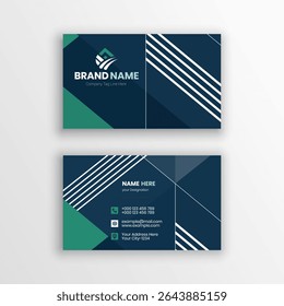 Corporate business card design Template Layout