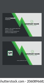Corporate business card design template-illustration