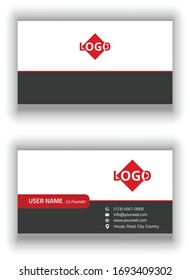 Corporate Business Card Design vector