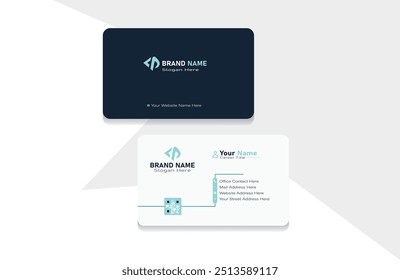 Corporate Business Card Design , vector template