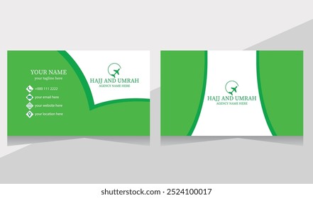 Corporate business card design with white background. 