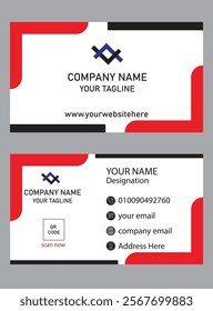 Corporate Business Card  Design,Visiting Card Design Vector and Template