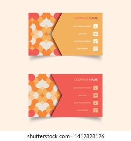 Corporate business card made for companies or personal use.