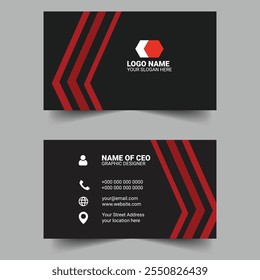 Corporate Business Card  Minimalist Design