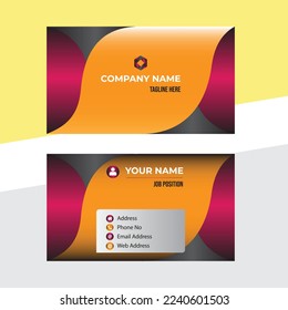 Corporate Business Card, Modern Business Card, Creative Business Card