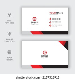Corporate Business Card Template 2022