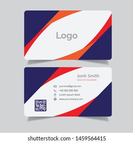 corporate business card template design