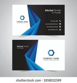 Corporate business card template design
