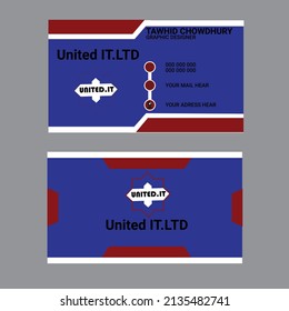 Corporate business card template Design
