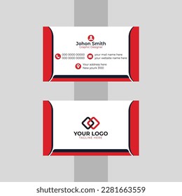 Corporate business card template design