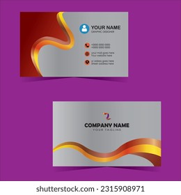 Corporate Business Card Template Design. Hi! this is my own design.