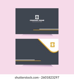 Corporate business card template design