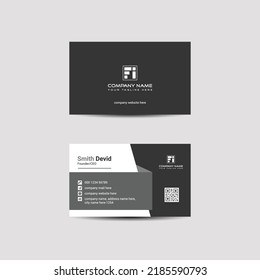 Corporate Business card template with modern look