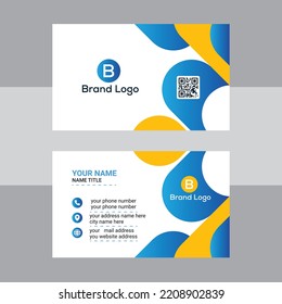 Corporate business card template, new modern business card print templates 
Double-sided creative design. Horizontal Vector illustration Personal Clean visiting card , Clean professional business