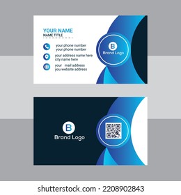 Corporate business card template, new modern business card print templates 
Double-sided creative design. Horizontal Vector illustration Personal Clean visiting card , Clean professional business