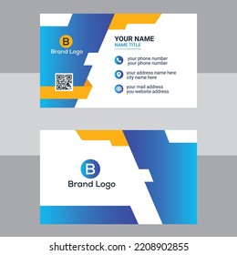 Corporate business card template, new modern business card print templates 
Double-sided creative design. Horizontal Vector illustration Personal Clean visiting card , Clean professional business