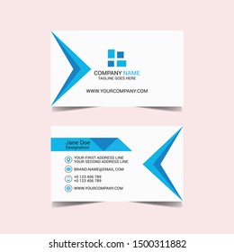 Corporate Business Card Template Vector File