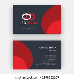 Corporate Business Card Template Vector File For Print
Business Card Template
