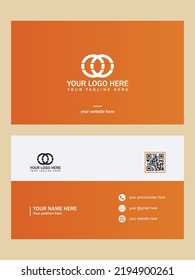 Corporate business card vector template design