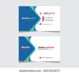 Corporate business card'professional busness card design.