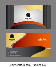 Corporate business cards template
