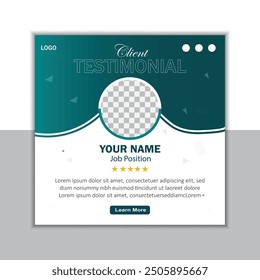 Corporate Business Client Testimonial Design