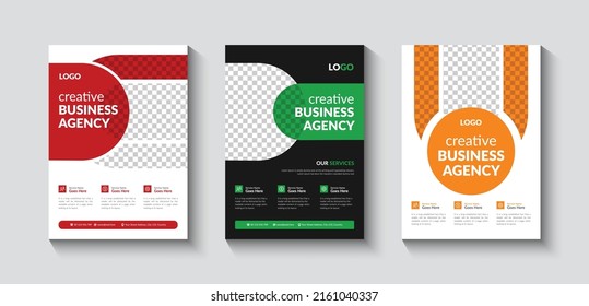 Corporate Business Conference Case Study Flyer Design Template