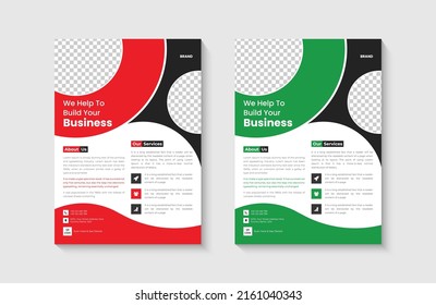 Corporate Business Conference Case Study Flyer Design Template