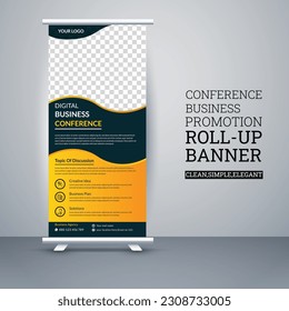 Corporate Business Conference Rollup Banner