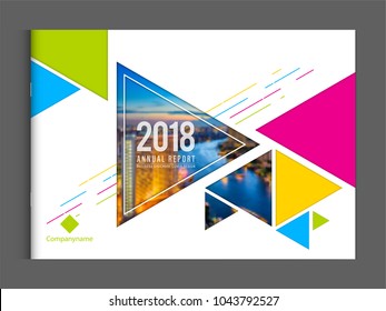 Corporate Business Cover Design Template  Brochure Annual Report Company Profile Catalog Magazine Flyer Booklet Leaflet. Cover Page A4 Landscape Vector Sample Image With Gradient Mesh