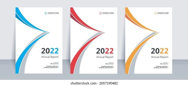 Corporate business cover, flyer, annual report, brochure, poster with editable file