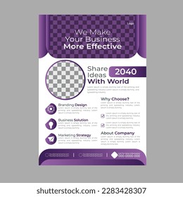 Corporate business creative flyer design marketing new ideas growth agency improve your marketing flyer