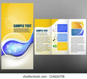 Corporate business design, brochure