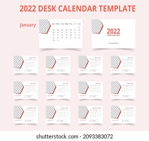 Corporate Business Desk Calendar Design