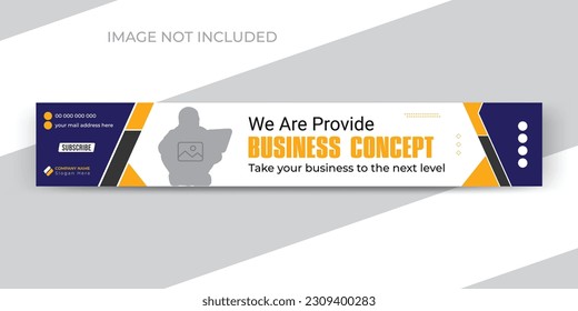 Corporate business and digital marketing agency youtube cover or web banner template